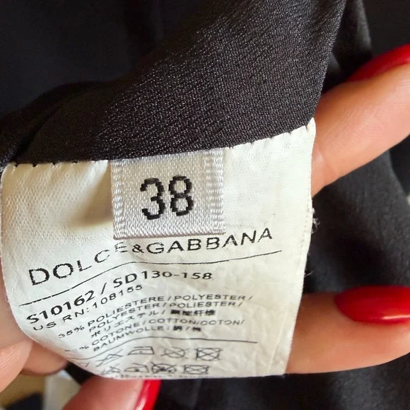 Dolce & Gabbana Cat Sequin Dress Black Mini Crown Stars - Picture 7 of 9